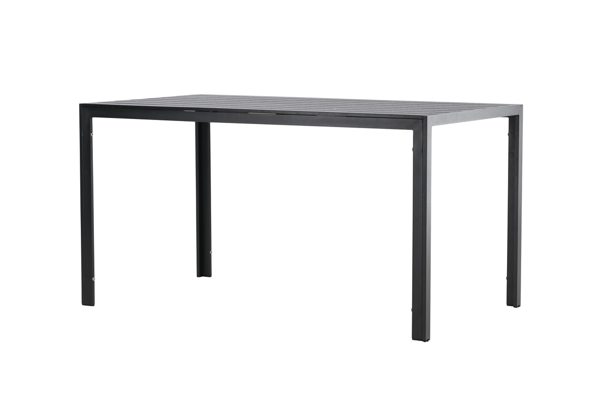 Venture Home Mirko Rektangulära Matbord 140 x 80 Svart