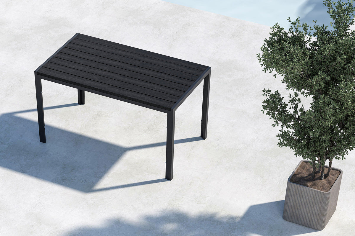 Venture Home Mirko Rektangulära Matbord 140 x 80 Svart