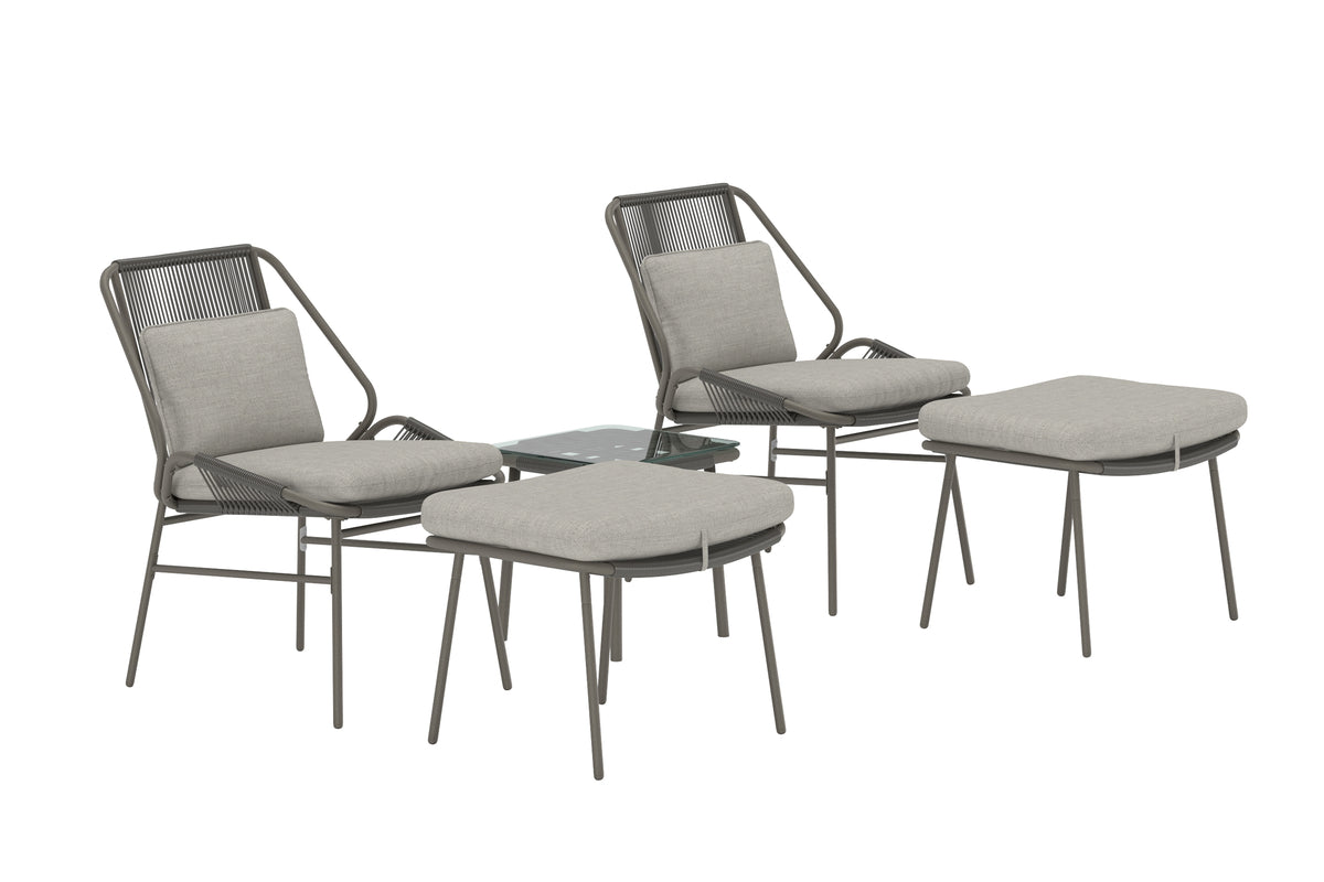 Venture Home Zakynthos Lounge Set Brun