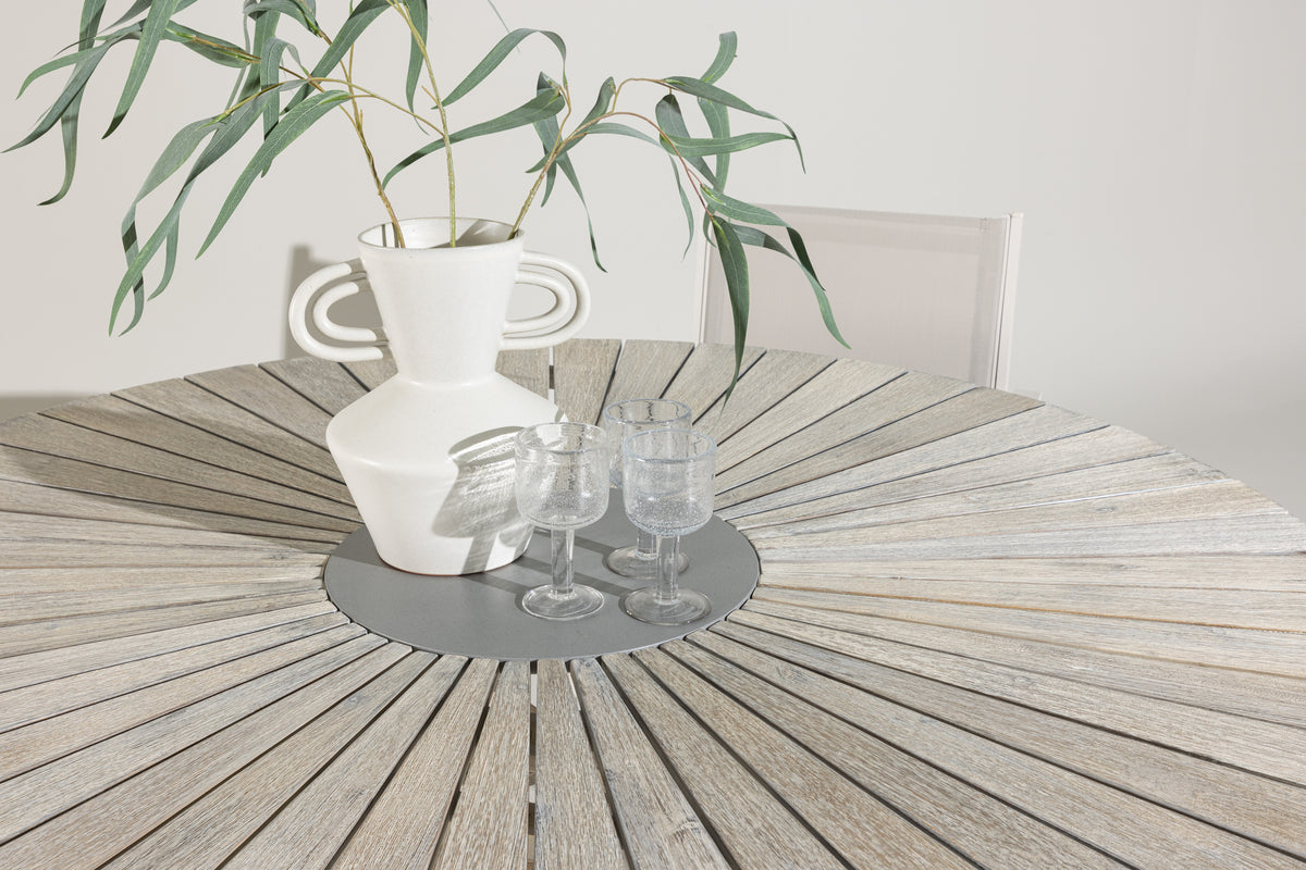 Venture Home Rives Runda Matbord ⌀150 Vitputsad