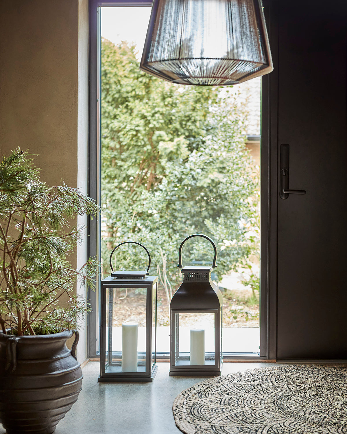 Affari Of Sweden CLINTON Lykta L, Svart