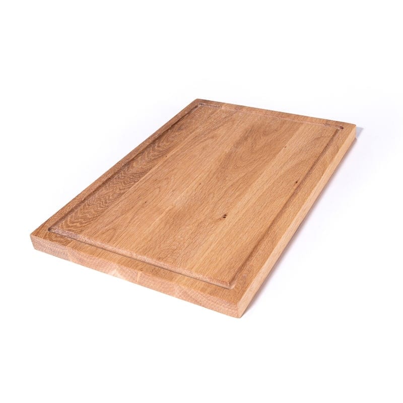 AT-line skärbräda 350x250x22mm i oljad ek med spår