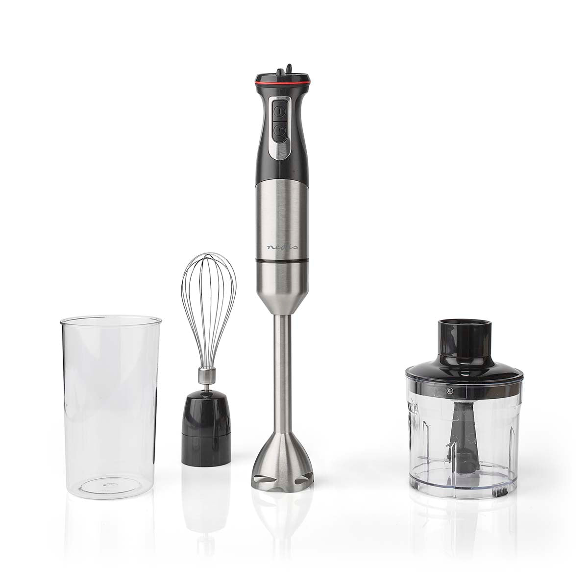 Nedis Stavmixer Aluminium / Svart
