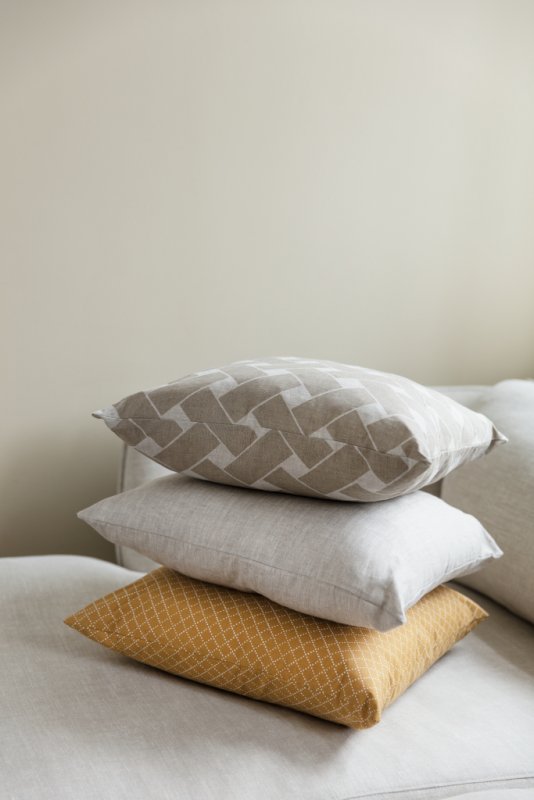 Almedahls Linne, kuddfodral, natur, 47x47cm