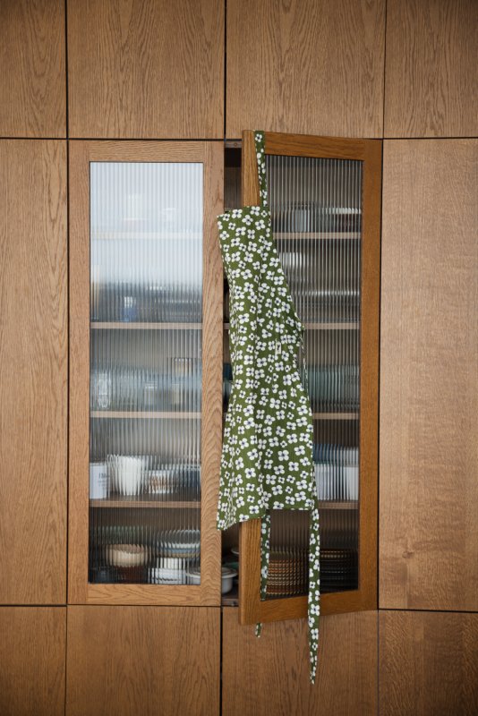 Almedahls Belle Amie, förkläde, mörkgrön