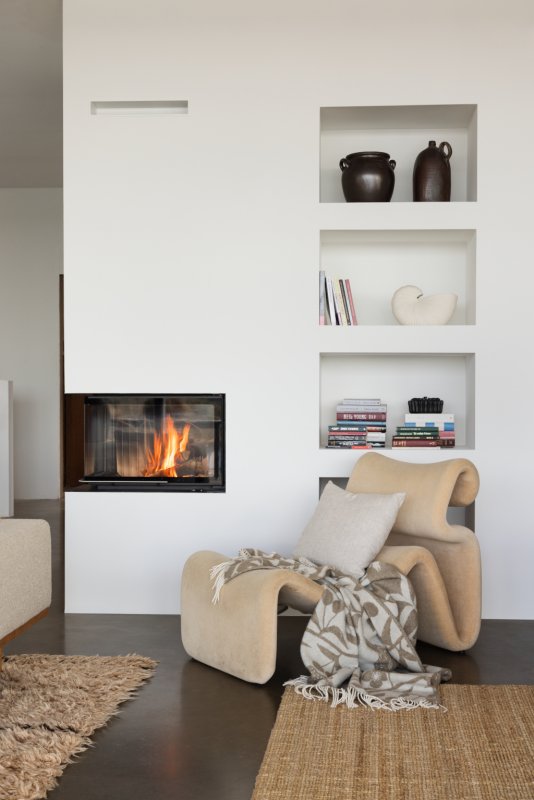 Almedahls Körsbärsträdgården, pläd, brun off white