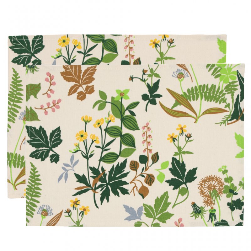 Almedahls Ängsö, bordstablett, multi, 45x34cm 2-pack