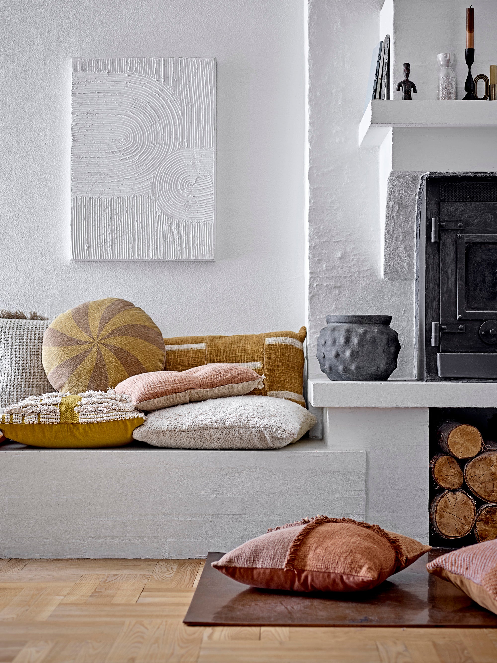 Bloomingville LISEN Dekorkruka, Svart, Terrakotta