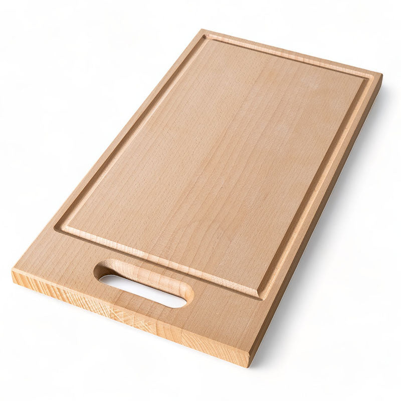 AT-line bräda i bok med handtag och spår, oljad 450x240x21mm
