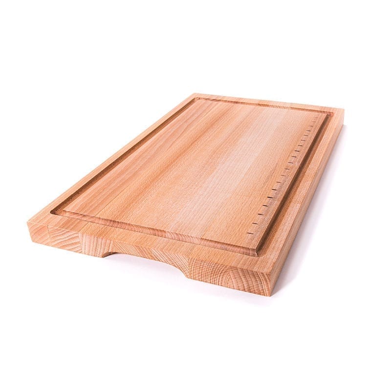 AT-line trancherbräda 480x300x30mm i oljad bok med mått