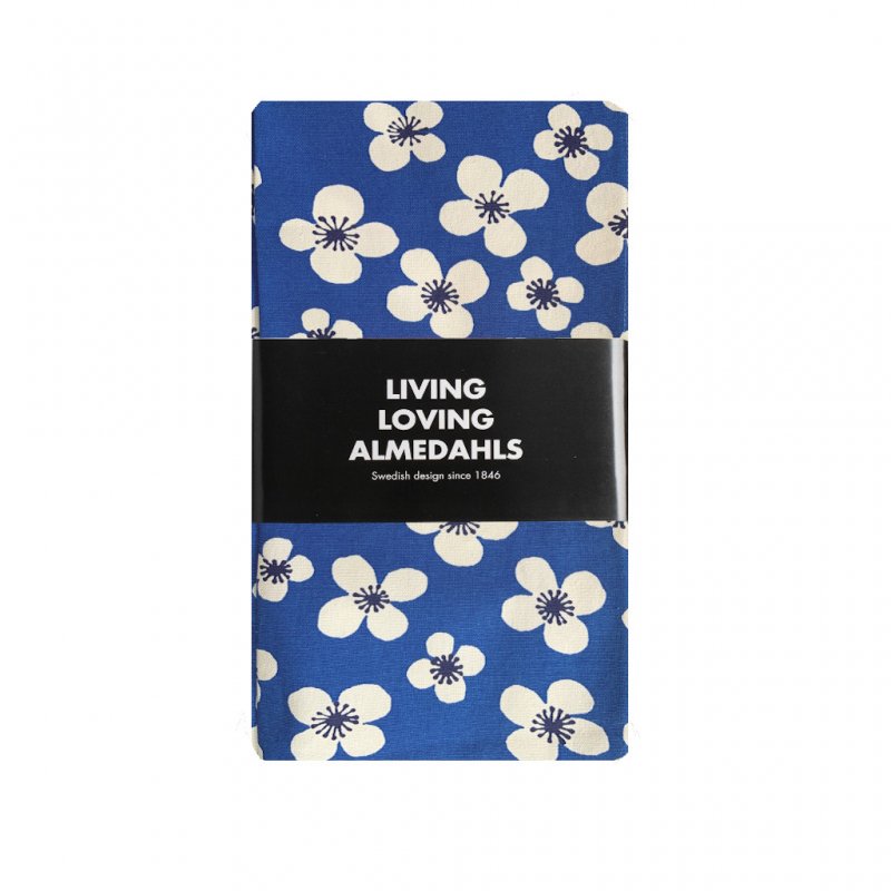 Almedahls Belle Amie, vaxduk, 145x220cm, blå