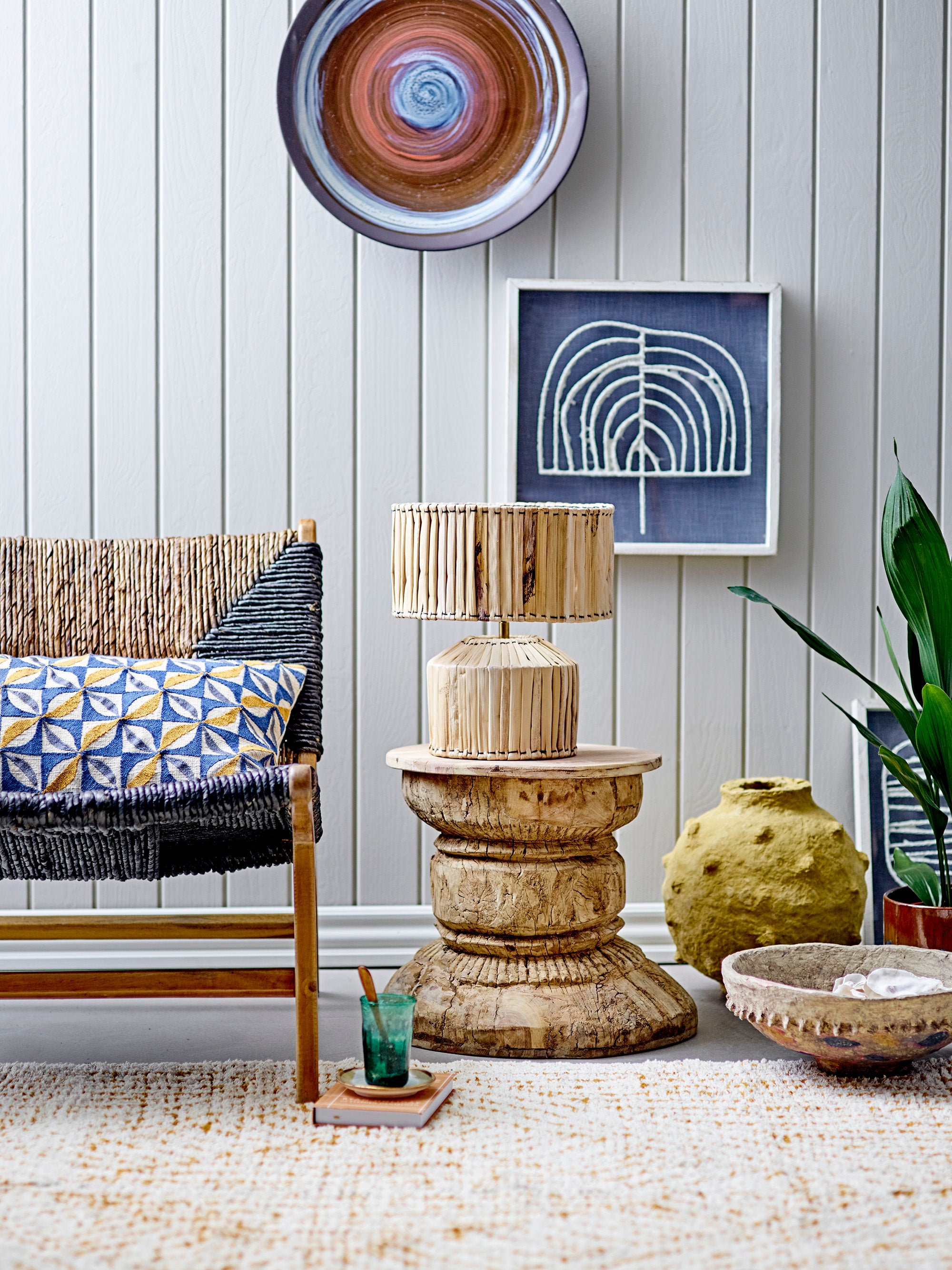 Creative Collection MAES Dekoration, Blå, Stengods