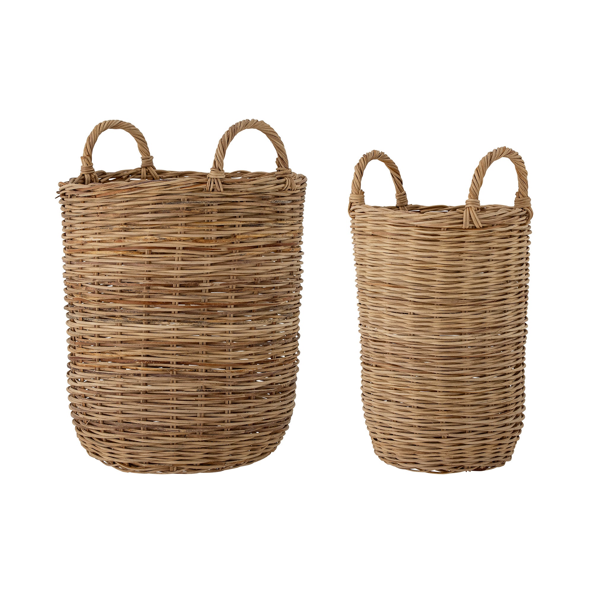 Bloomingville SEDE Korg, Natur, Rattan, set om 2