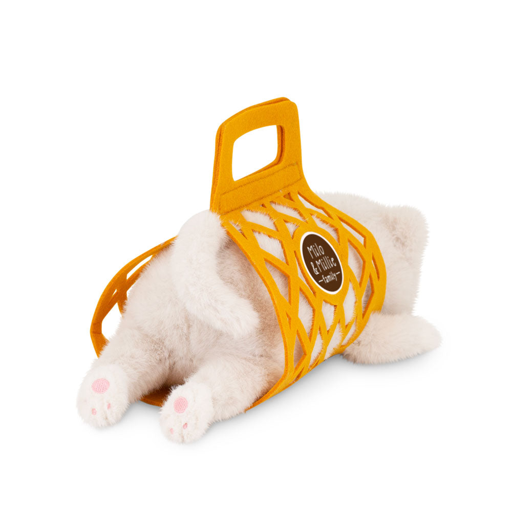 Orange Toys gosedjur toy, Milo&Millie, Milo the vit katt (35cm)