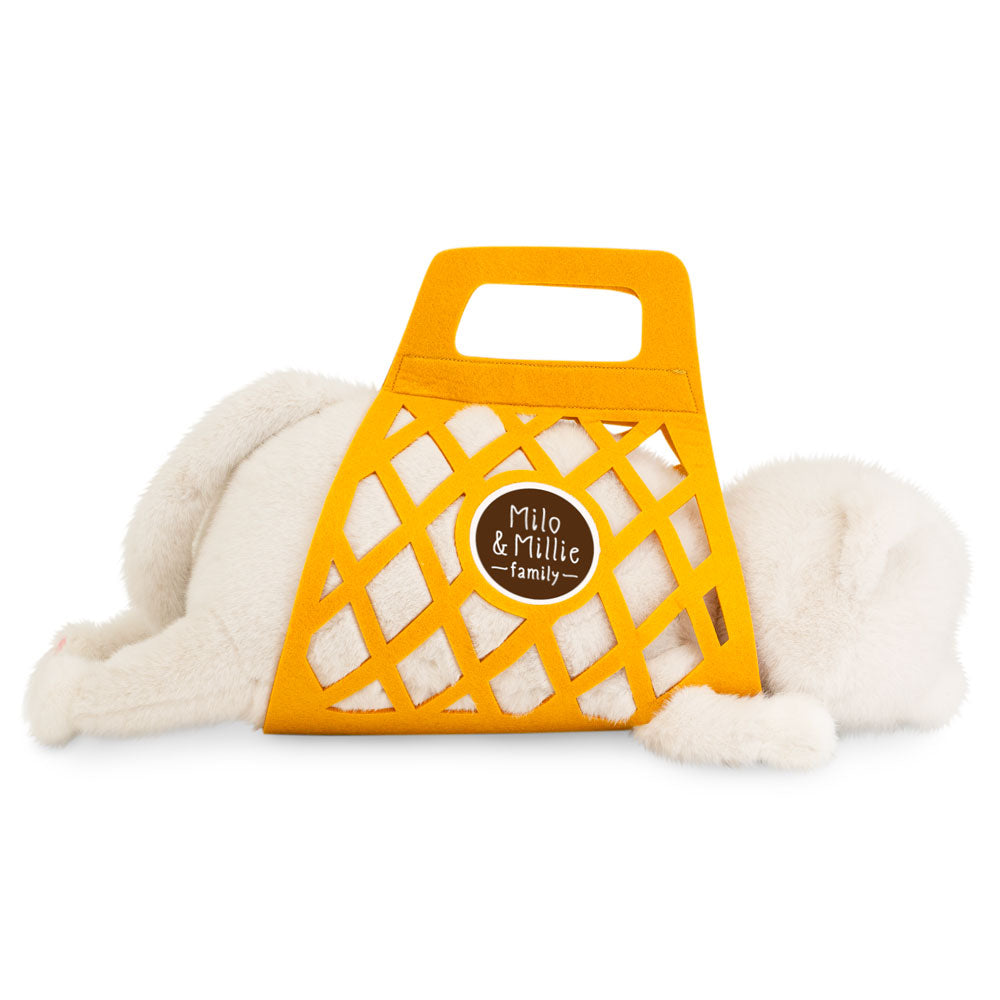 Orange Toys gosedjur toy, Milo&Millie, Milo the vit katt (56cm)
