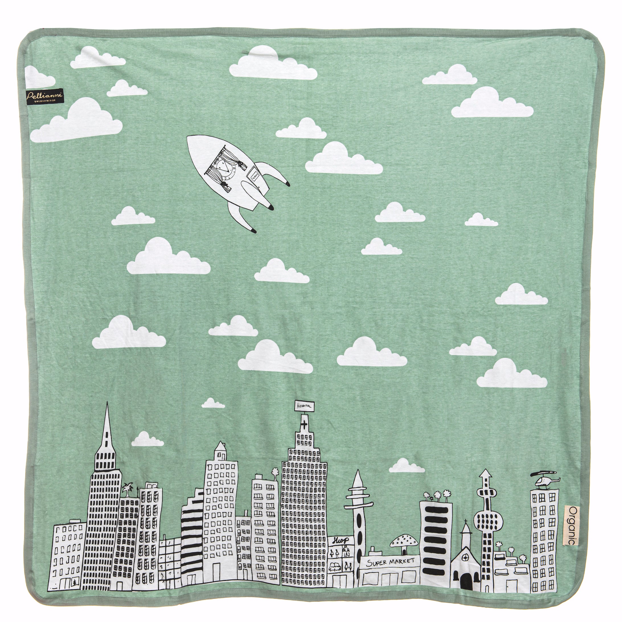 Pellianni Organic Blanket, City