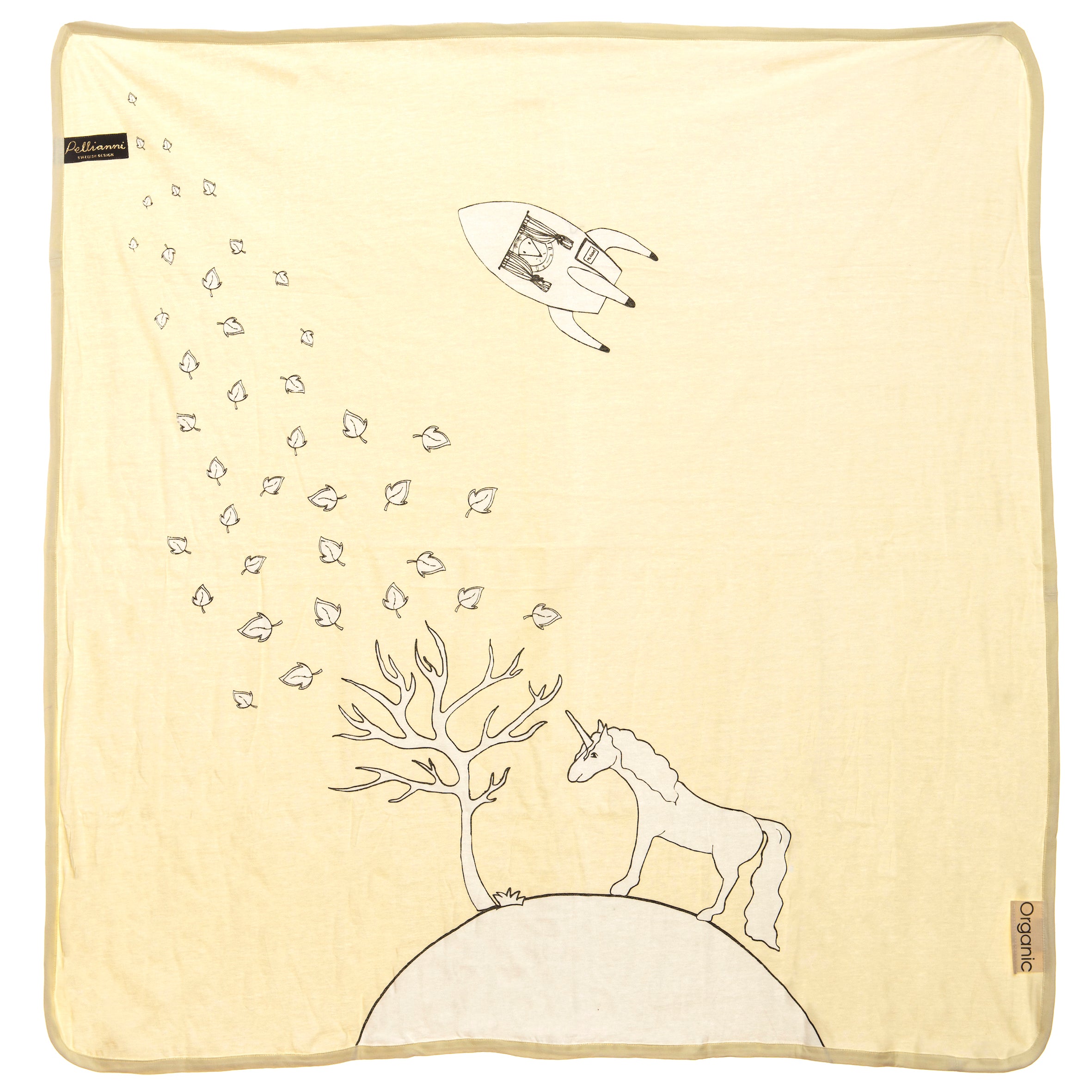 Pellianni Organic Blanket, Unicorn