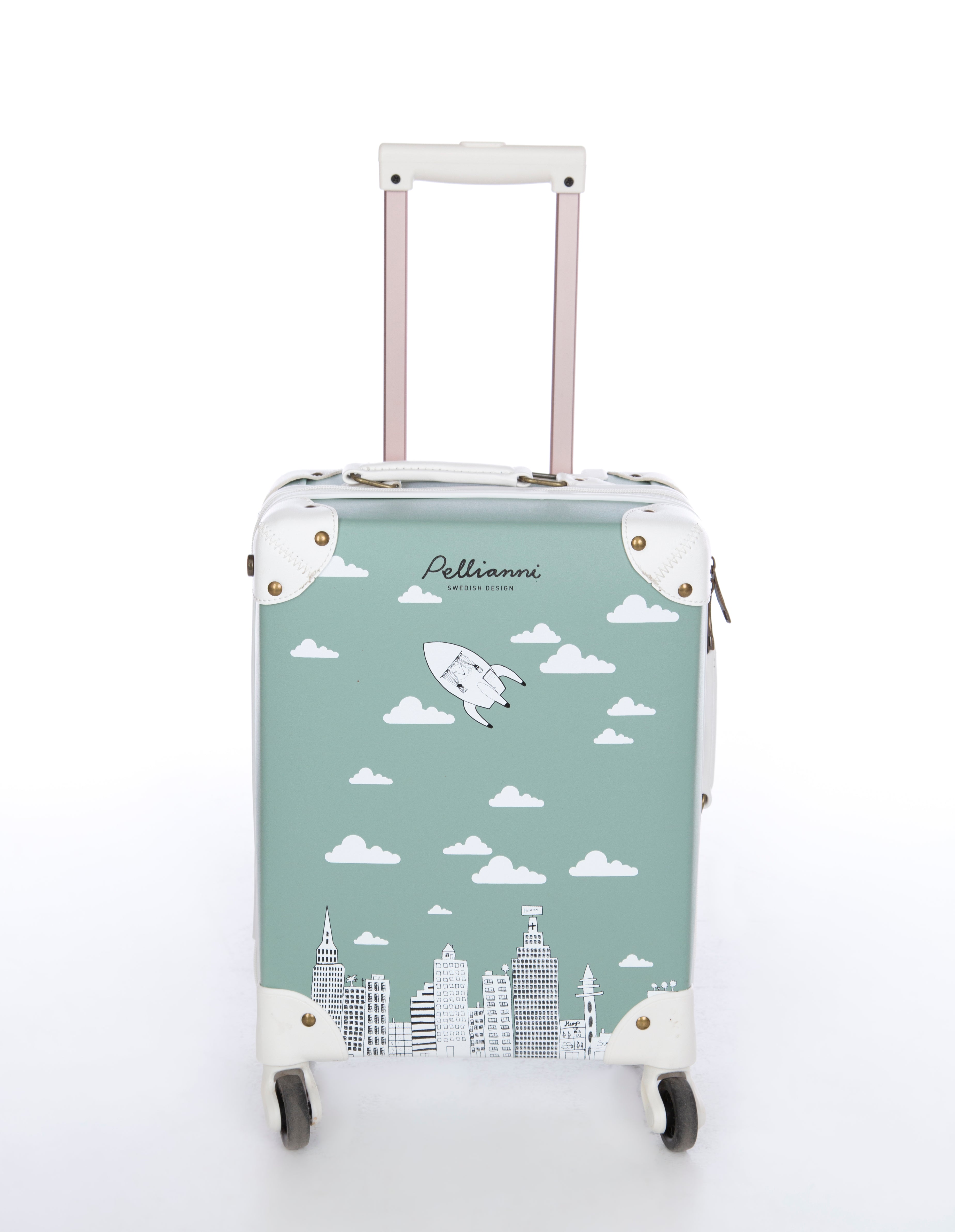 Pellianni City Suitcase, aqua
