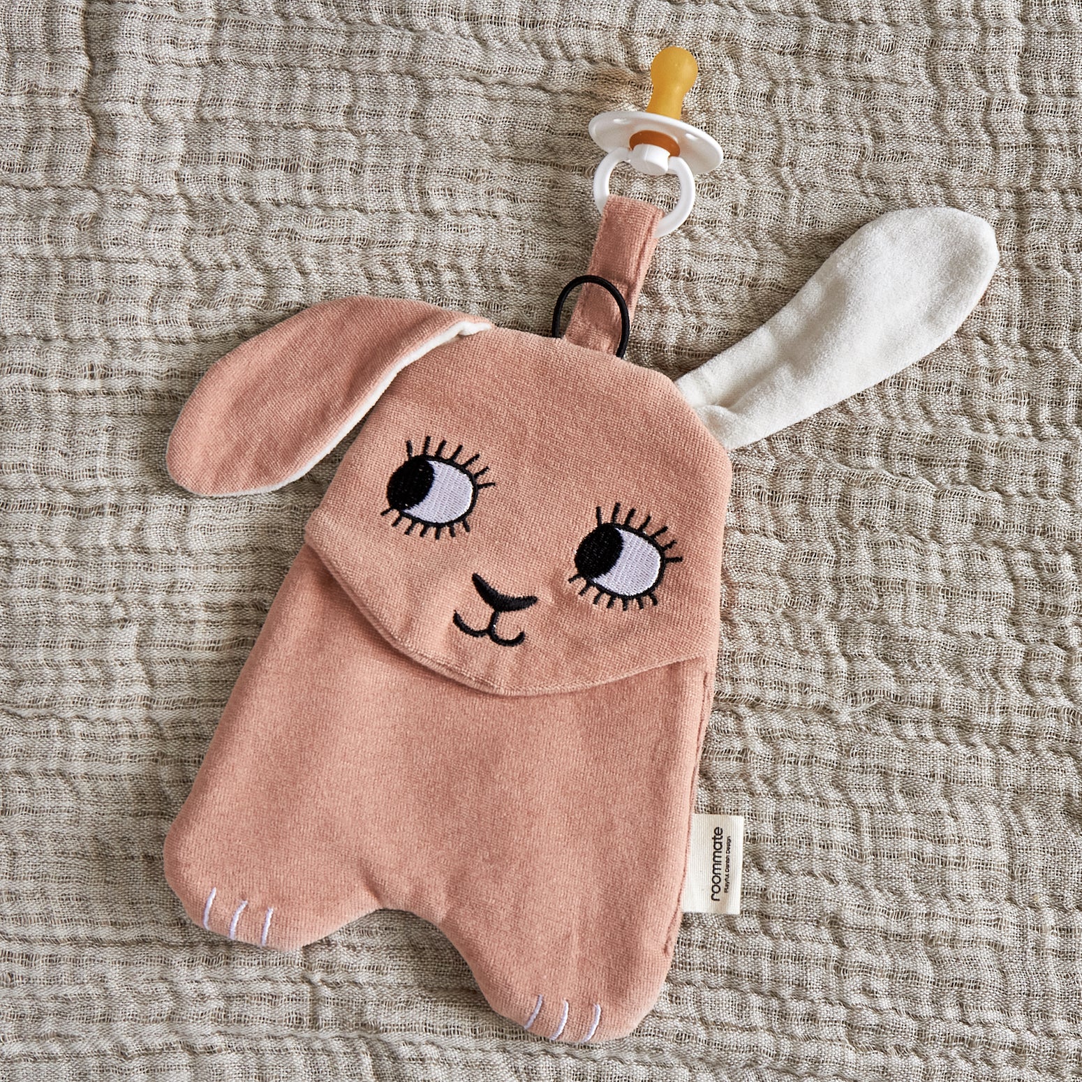 Roommate Pacifier Cloth - Bunny