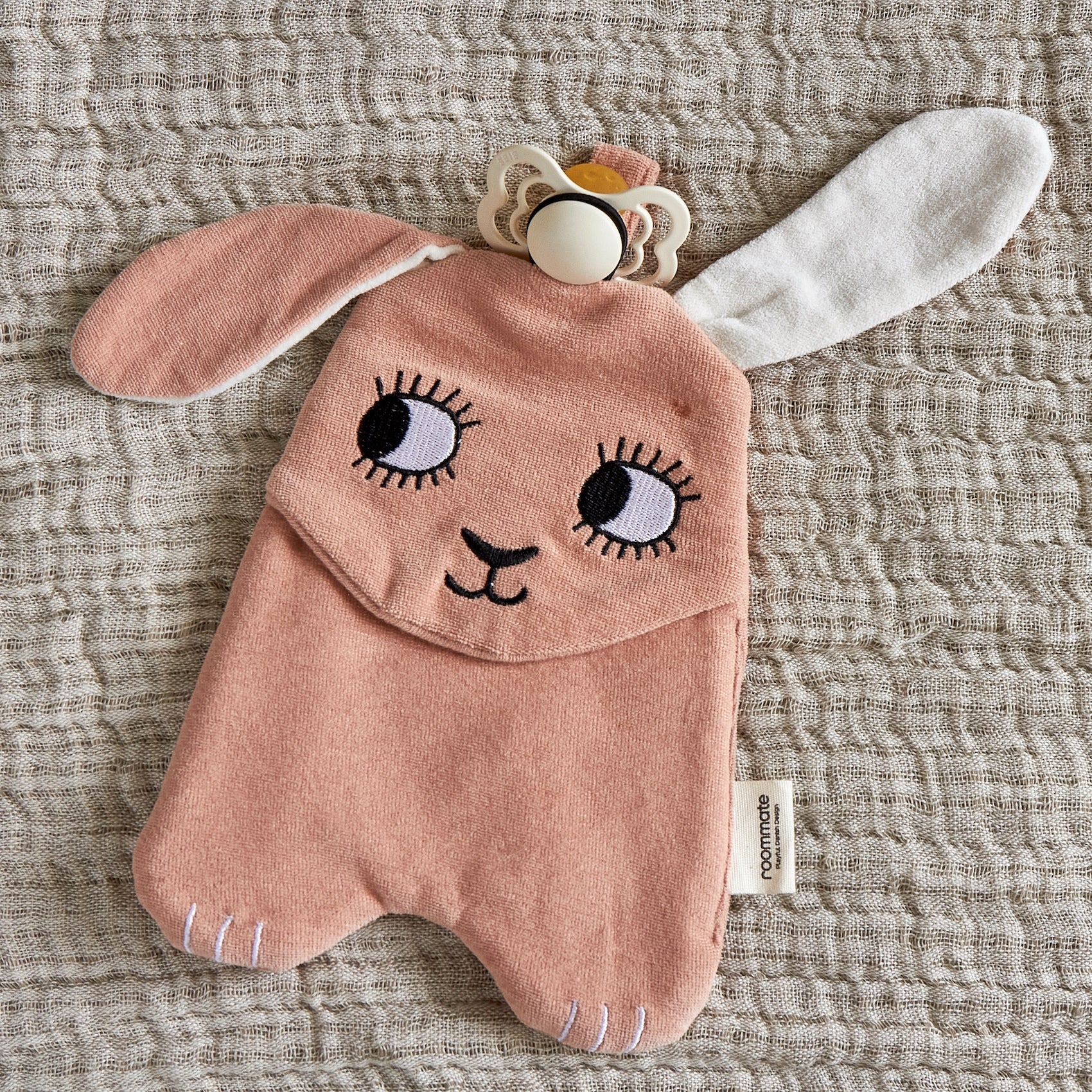 Roommate Pacifier Cloth - Bunny