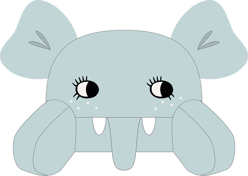 Roommate Pram kudde - Elephant