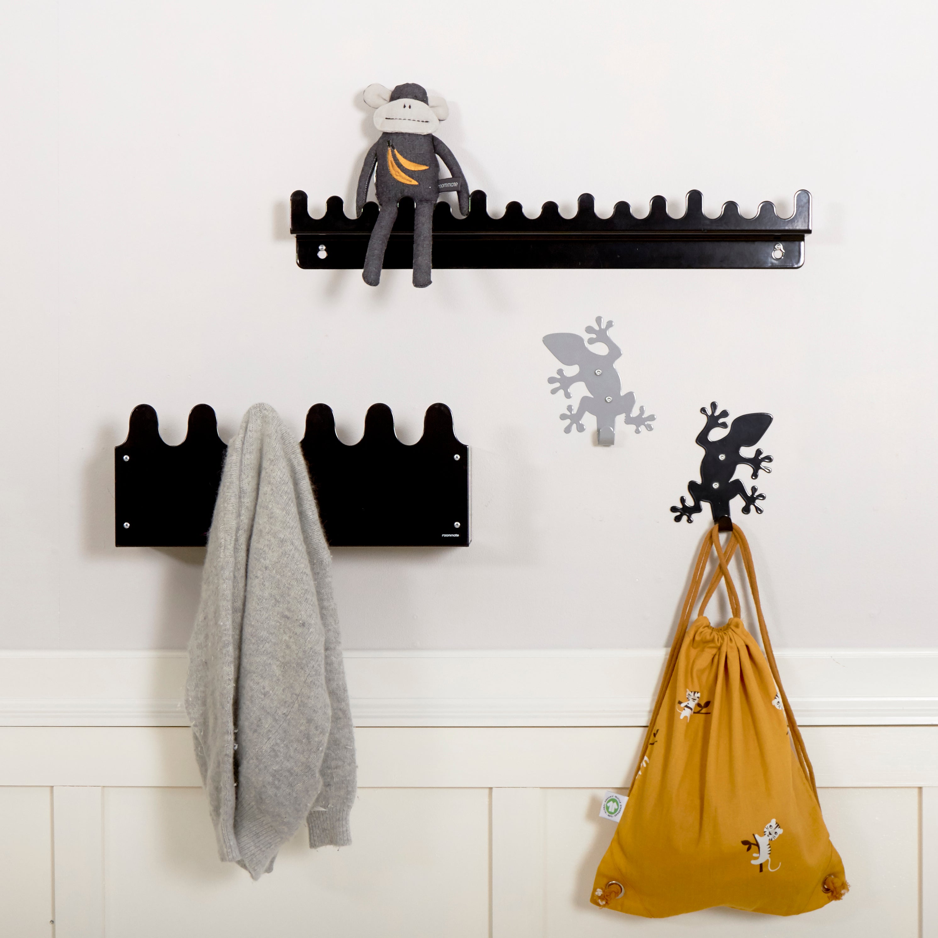 Roommate Doodle Drop Picture shelf svart