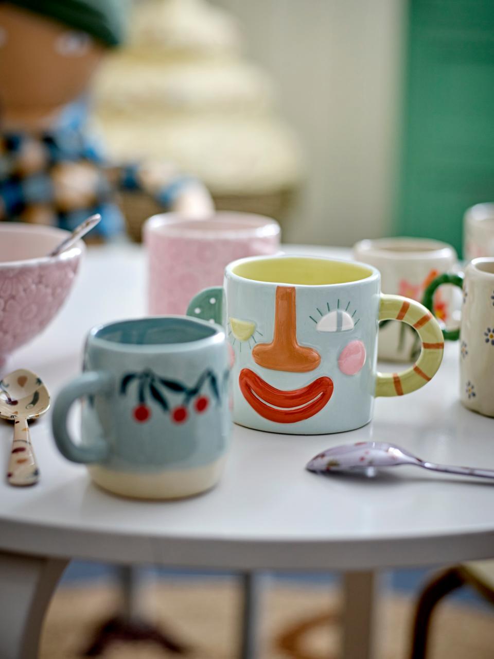 Bloomingville Mini Sylvie Kopp, Blå, Stengods, 6-pack