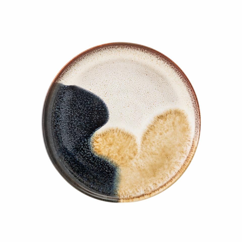 Bloomingville Jules Tallrik, Grå, Stengods, 6-pack