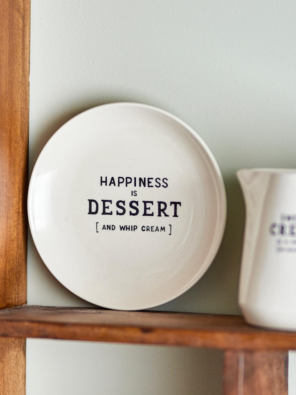 Creative Collection Wendy Tallrik, Vit, Stengods, 6-pack