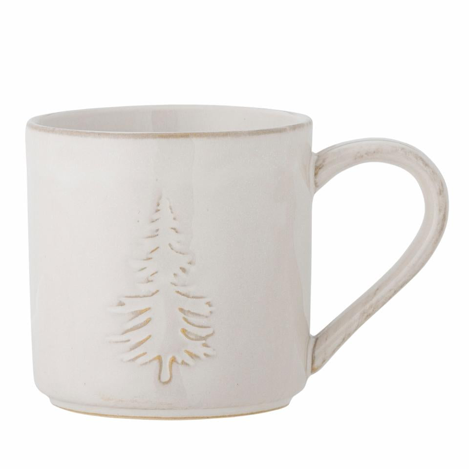 Bloomingville Winter Mugg, Natur, Stengods, 6-pack