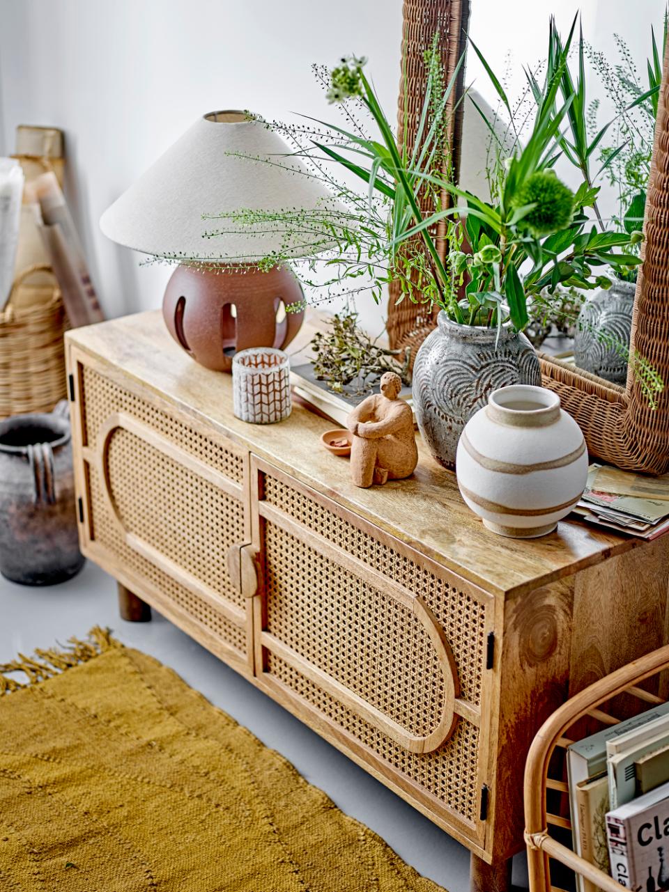 Bloomingville Esther Ljuslykta, Rosa, Återvunnet Glas, 4-pack