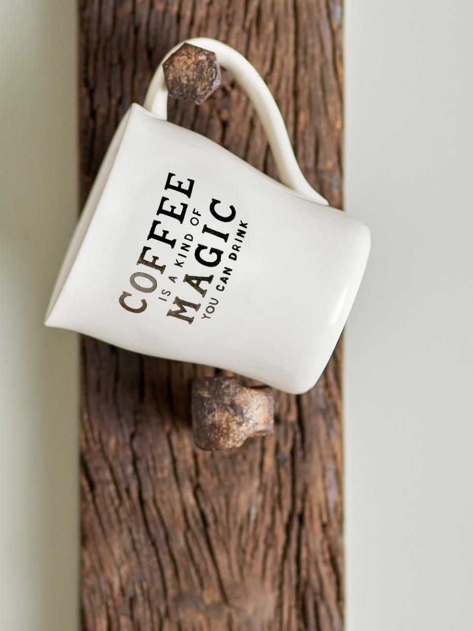 Creative Collection Wendy Mugg, Vit, Stengods, 6-pack