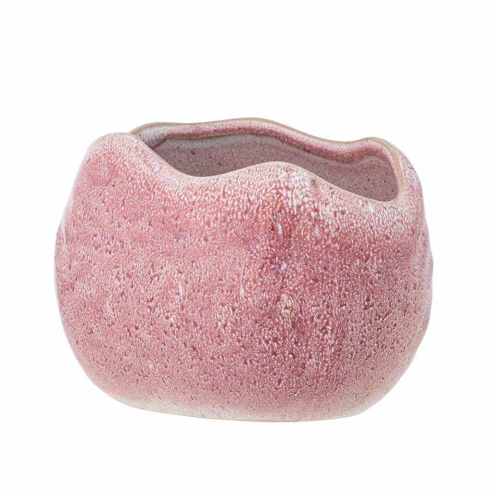 Bloomingville Pennie Kruka, Rosa, Stengods, 4-pack