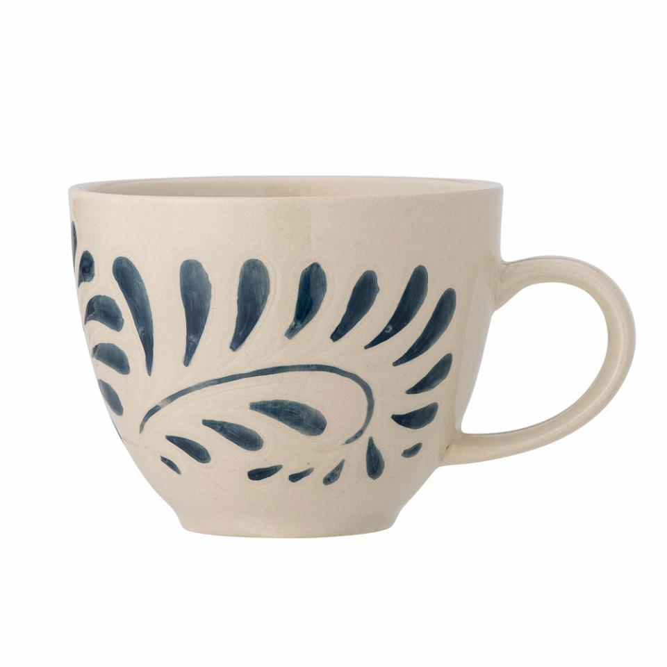 Bloomingville Heikki Mugg, Blå, Stengods, 6-pack