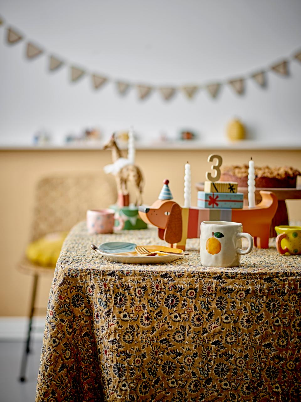 Bloomingville Mini Agnes Kopp, Vit, Stengods, 6-pack