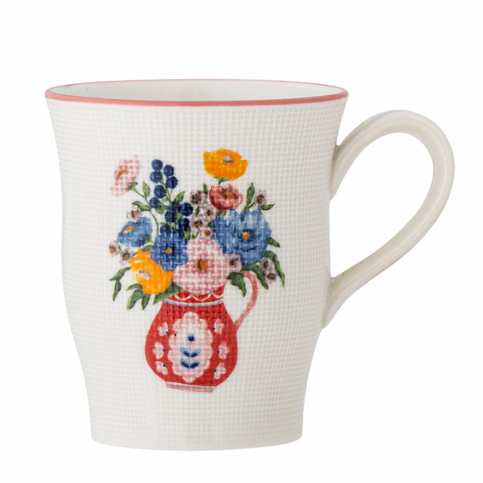 Bloomingville Dorothy Mugg, Rosa, Stengods, 6-pack