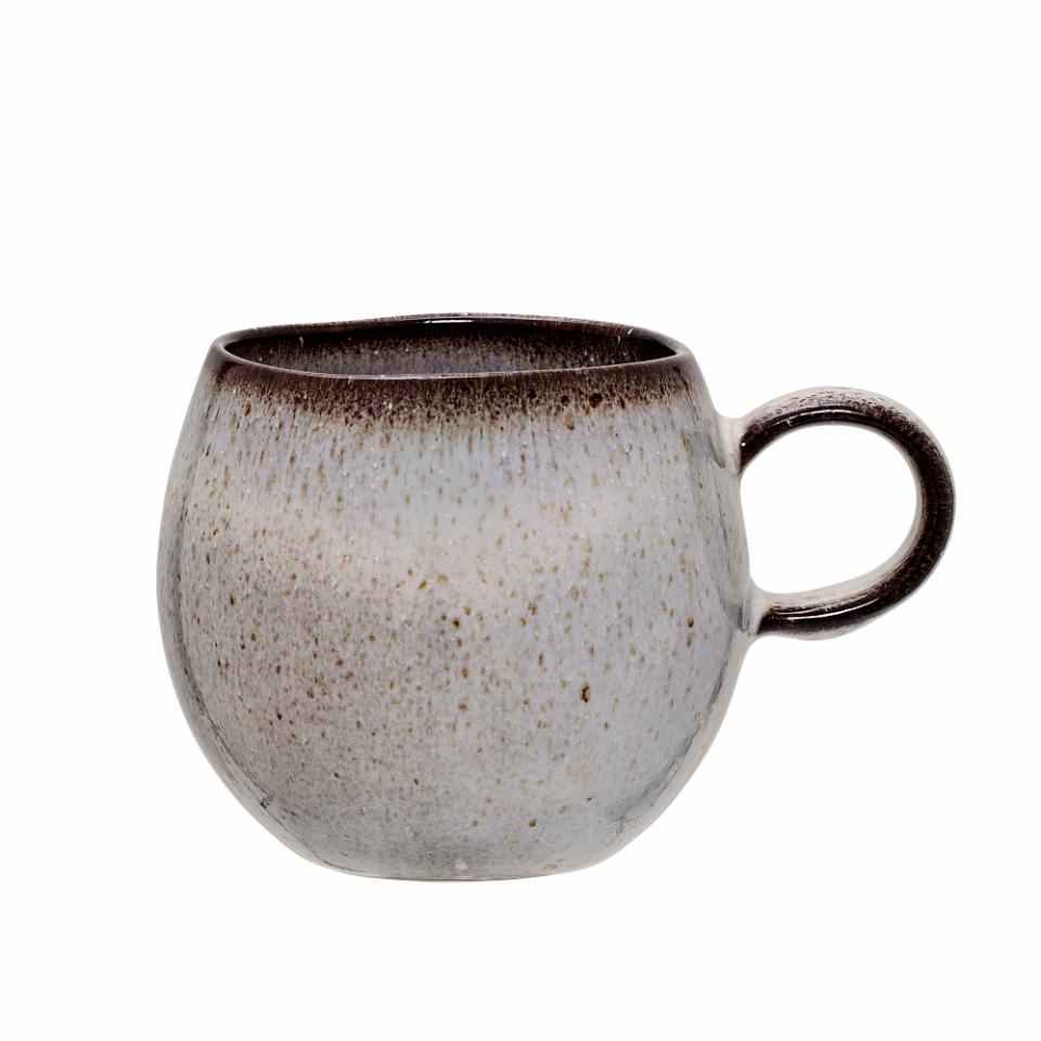 Bloomingville Sandrine Mugg, Natur, Stengods, 6-pack