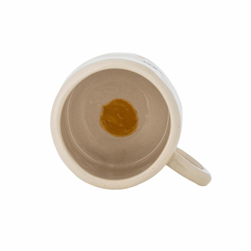 Bloomingville Mini Agnes Kopp, Vit, Stengods, 6-pack