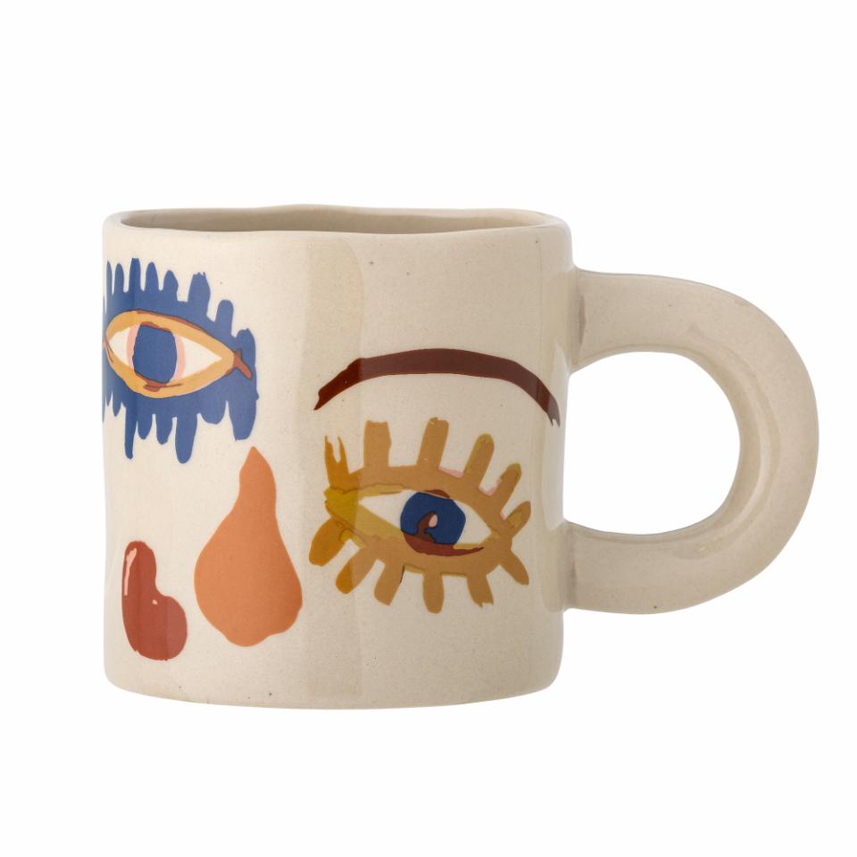 Bloomingville Horus Kopp, Orange, Stengods, 6-pack