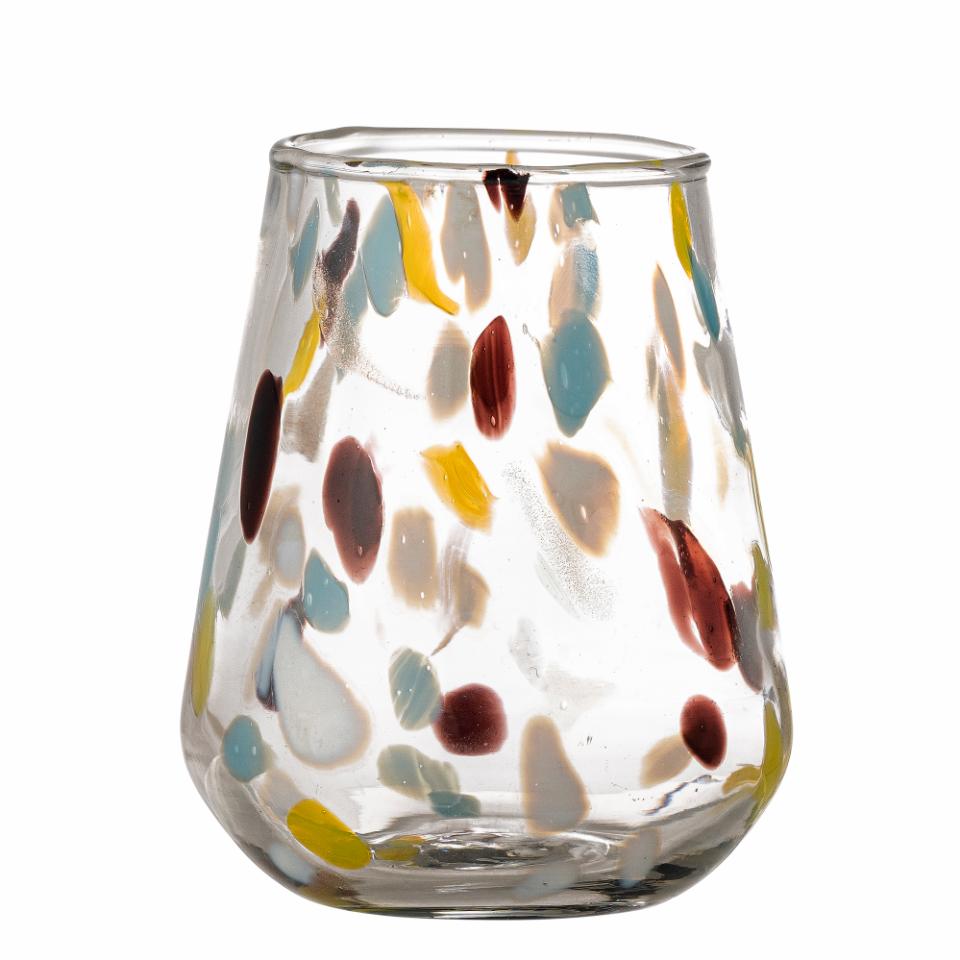 Creative Collection Kenji Dricksglas, Gul, Återvunnet Glas, 6-pack