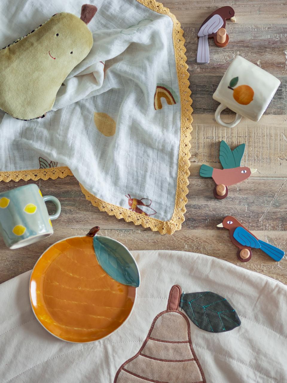 Bloomingville Mini Agnes Kopp, Grön, Stengods, 6-pack