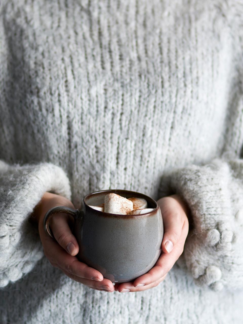 Bloomingville Sandrine Mugg, Grå, Stengods, 6-pack