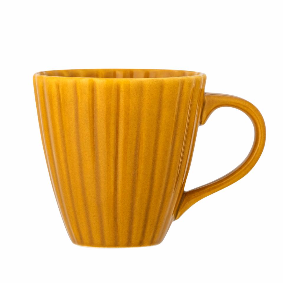 Bloomingville Latina Mugg, Gul, Stengods, 6-pack