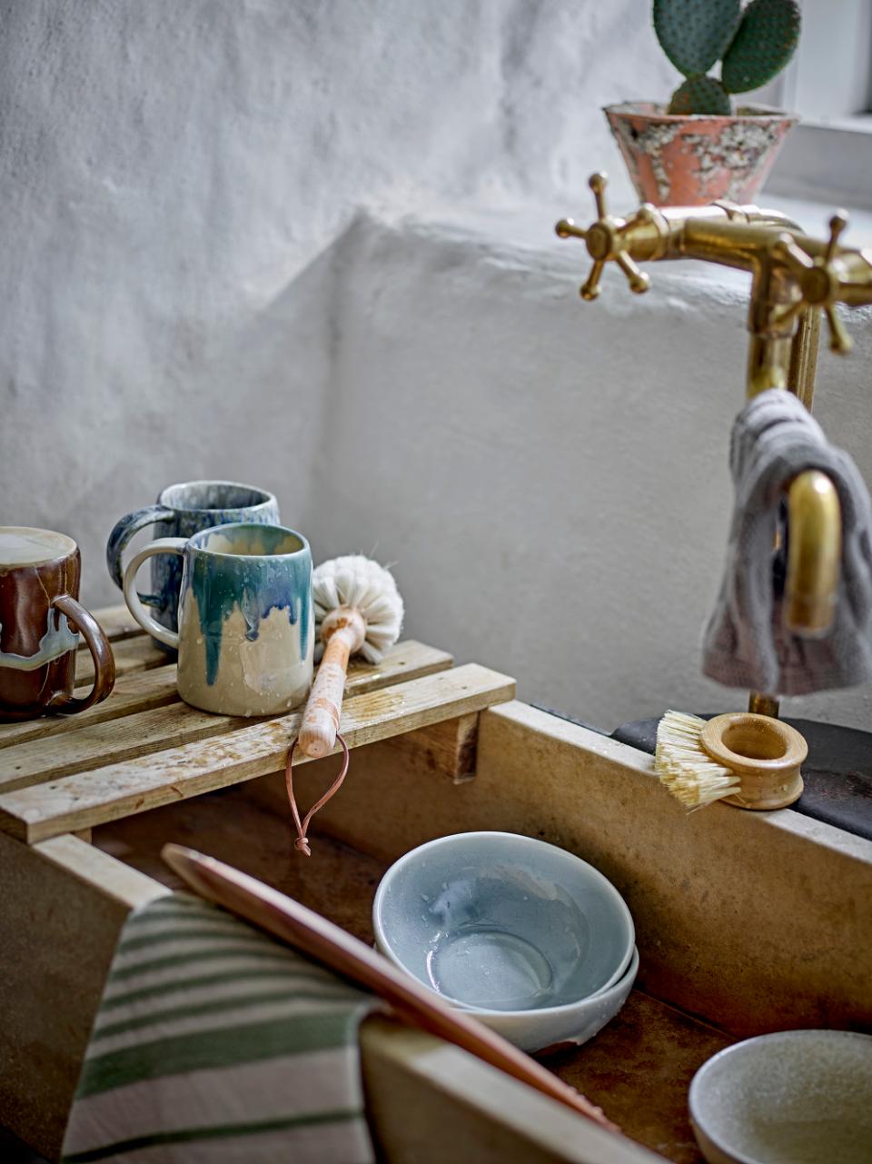 Bloomingville Yori Mugg, Brun, Stengods, 6-pack