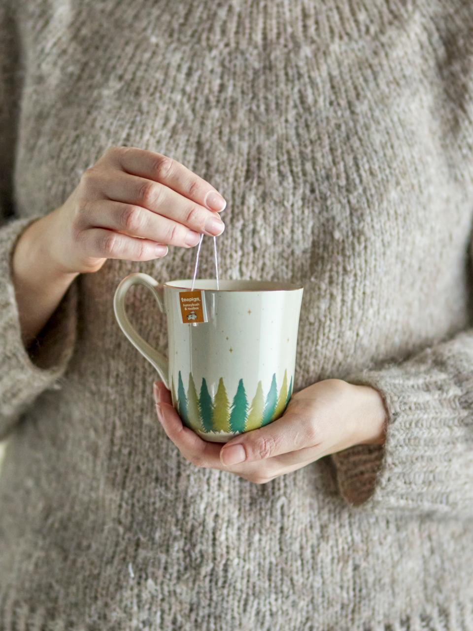 Bloomingville Spruce Mugg, Natur, Stengods, 6-pack