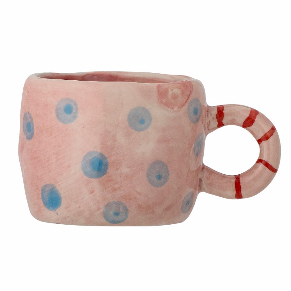 Bloomingville Mini Nini Mugg, Rosé, Stengods, 6-pack