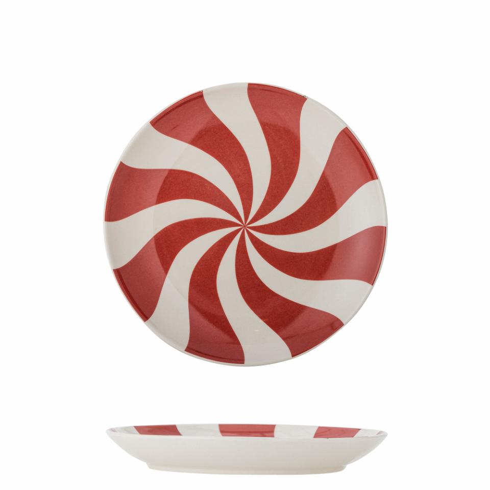 Bloomingville Yule Tallrik, Natur, Stengods, 6-pack