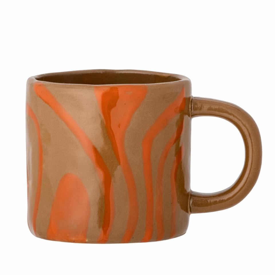 Bloomingville Ninka Mugg, Orange, Stengods, 6-pack