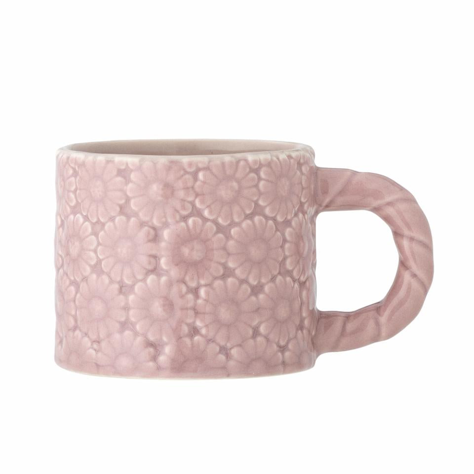 Bloomingville Mini Benji Kopp, Rosa, Stengods, 6-pack