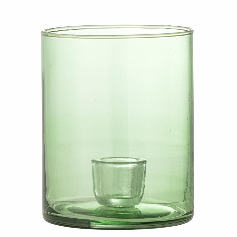 Bloomingville Juline Ljushållare, Grön, Återvunnet Glas, 4-pack